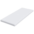 Topper per materasso Bianco 80 x 200 cm Tessuto Jacquard