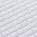 Topper per materasso Bianco 140 x 190 cm Tessuto Jacquard