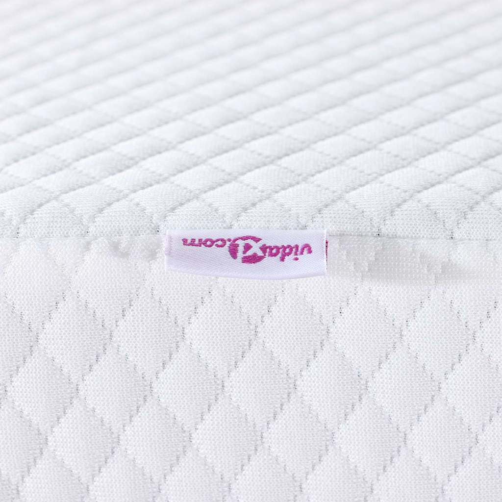 Topper per materasso Bianco 160 x 200 cm Tessuto Jacquard