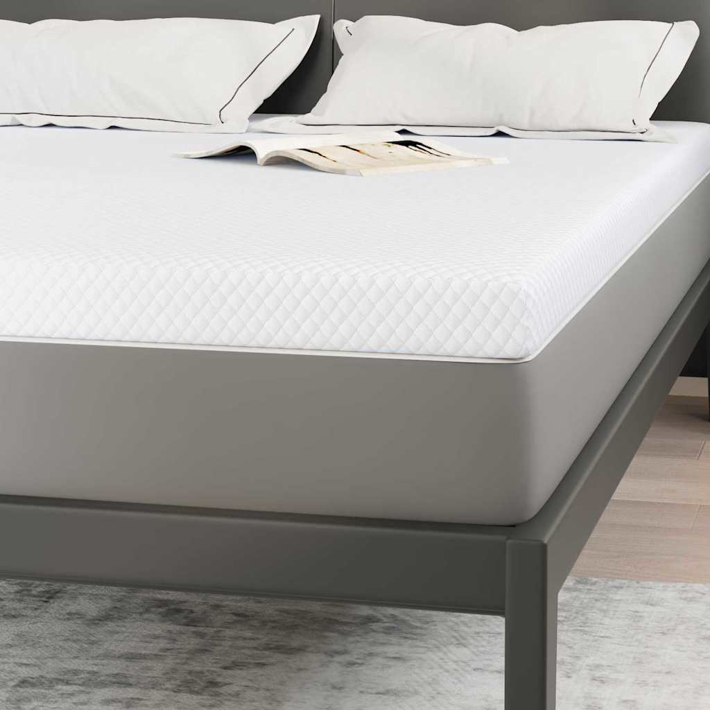 Topper per materasso Bianco 160 x 200 cm Tessuto Jacquard