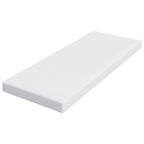 Topper per materasso Bianco 80 x 200 cm Tessuto Jacquard