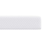 Topper per materasso Bianco 80 x 200 cm Tessuto Jacquard