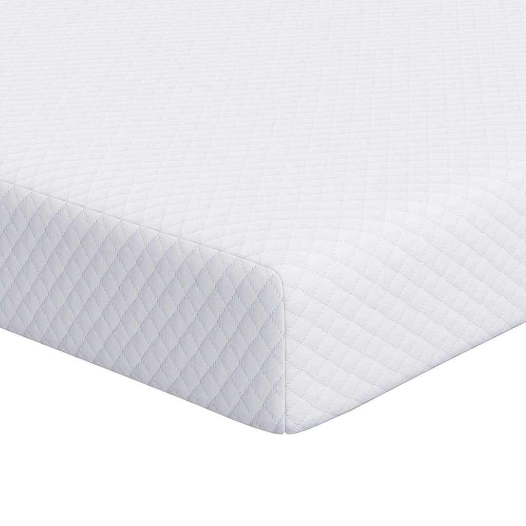 Topper per materasso Bianco 90 x 190 cm Tessuto Jacquard