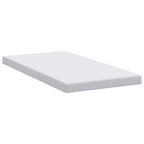 Topper per materasso Bianco 90 x 190 cm Tessuto Jacquard