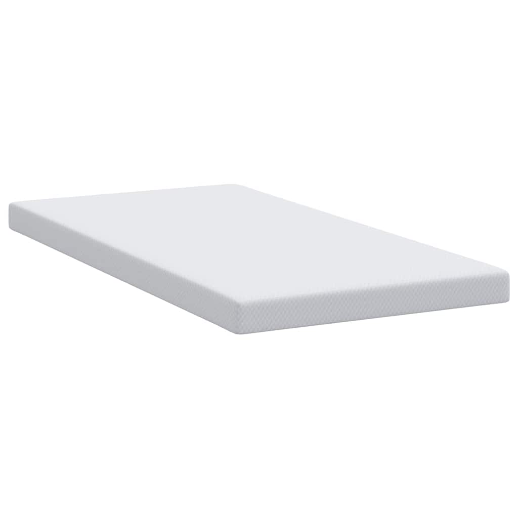 Topper per materasso Bianco 90 x 190 cm Tessuto Jacquard