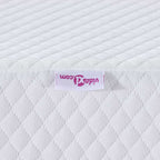 Topper per materasso Bianco 90 x 200 cm Tessuto Jacquard