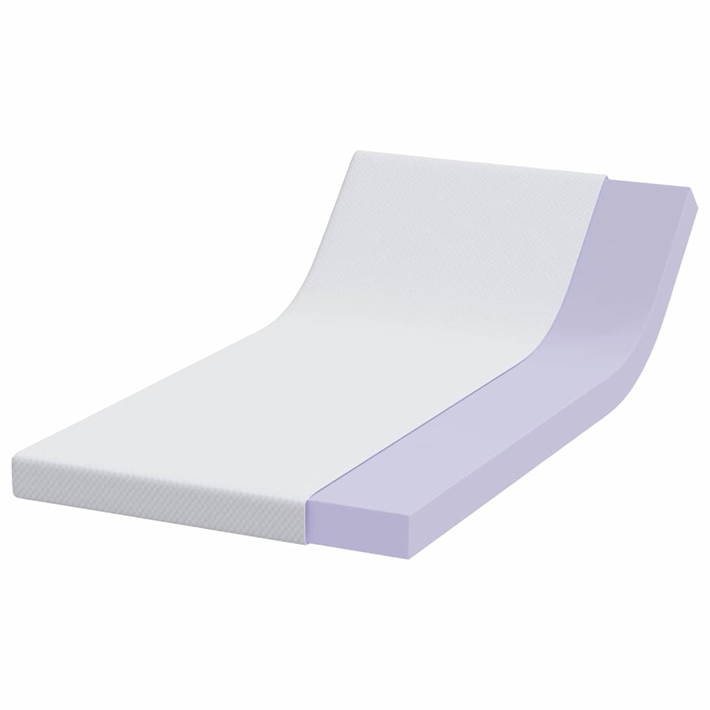Topper per materasso Bianco 90 x 200 cm Tessuto Jacquard