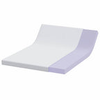 Topper per materasso Bianco 140 x 190 cm Tessuto Jacquard
