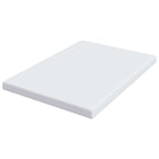 Topper per materasso Bianco 140 x 190 cm Tessuto Jacquard