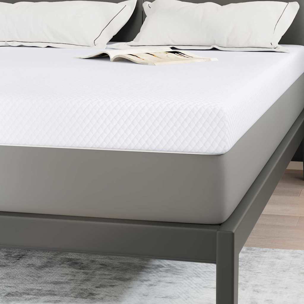 Topper per materasso Bianco 140 x 200 cm Tessuto Jacquard