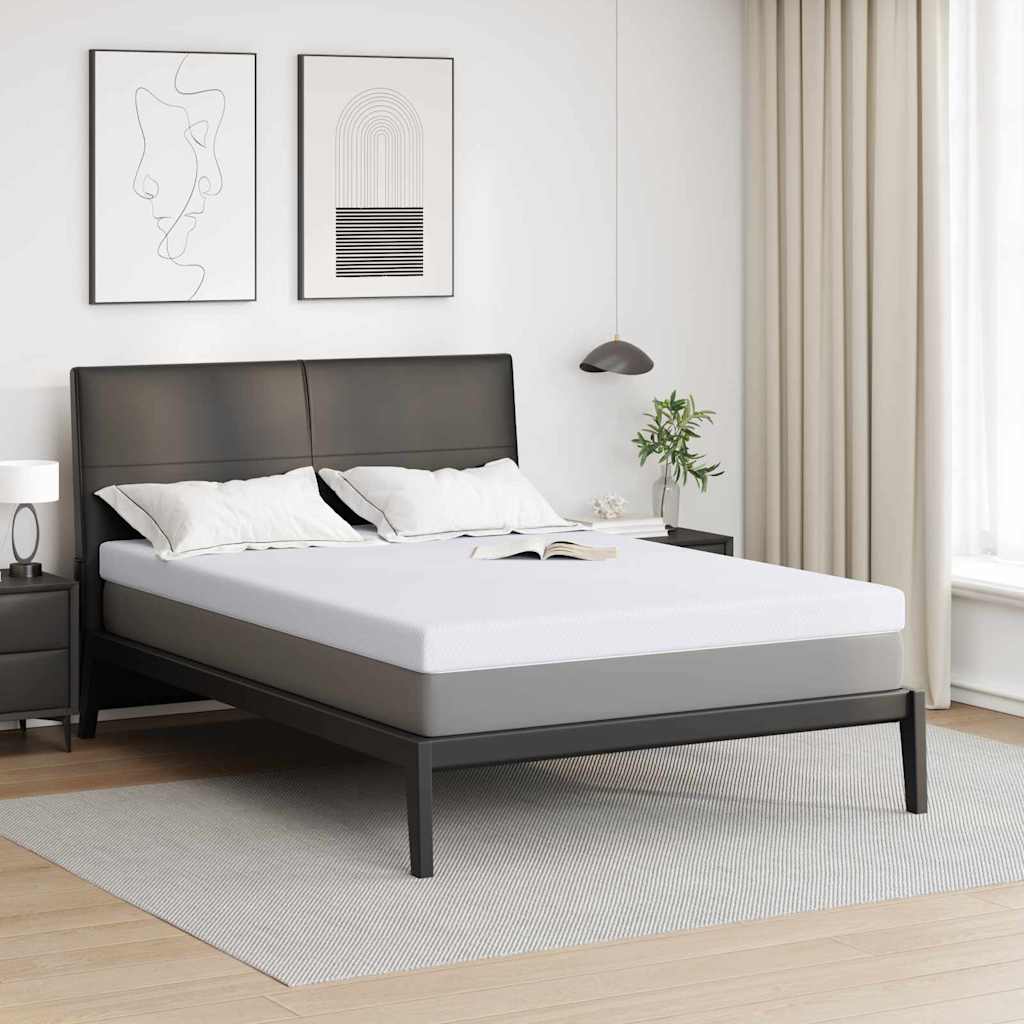 Topper per materasso Bianco 140 x 200 cm Tessuto Jacquard