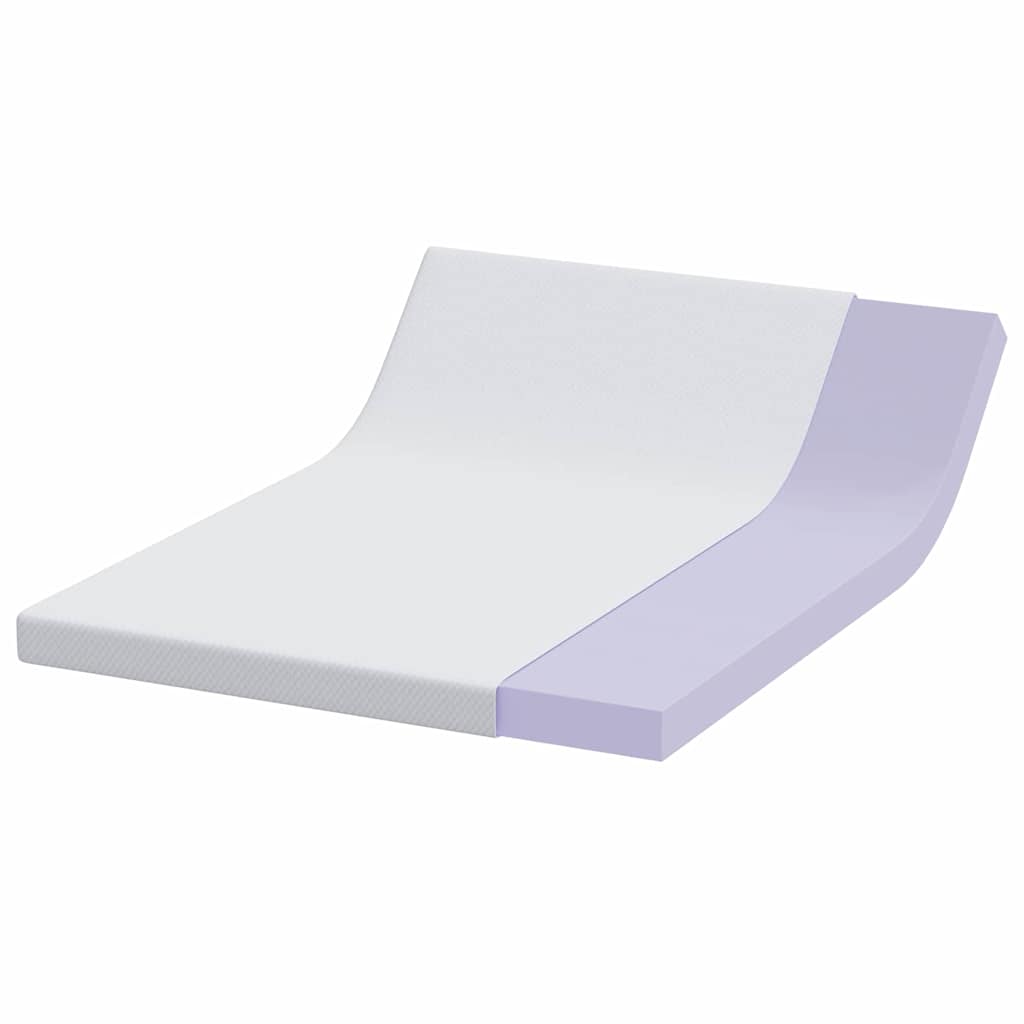 Topper per materasso Bianco 140 x 200 cm Tessuto Jacquard