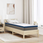 Topper per materasso Bianco 80 x 200 cm Tessuto Jacquard