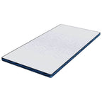 Topper per materasso Bianco 120 x 200 cm Tessuto Jacquard