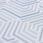 Topper per materasso Bianco 160 x 200 cm Tessuto Jacquard