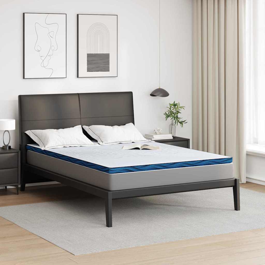 Topper per materasso Bianco 160 x 200 cm Tessuto Jacquard