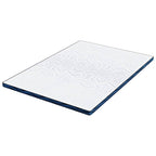 Topper per materasso Bianco 160 x 200 cm Tessuto Jacquard