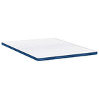 Topper per materasso Bianco 160 x 200 cm Tessuto Jacquard