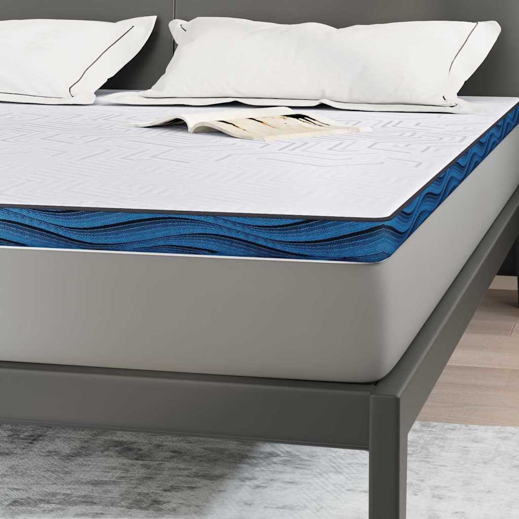Topper per materasso Bianco 200 x 200 cm Tessuto Jacquard