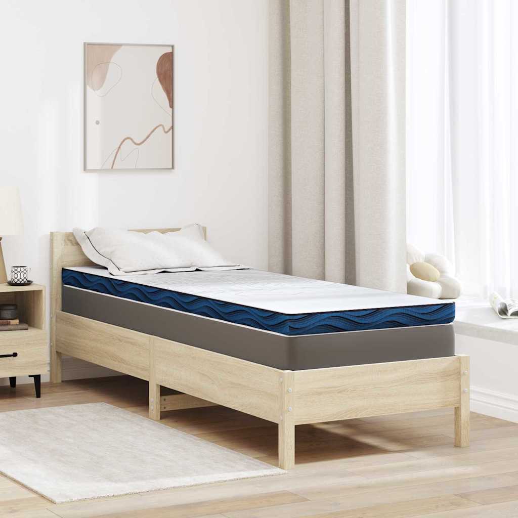 Topper per materasso Bianco 80 x 200 cm Tessuto Jacquard