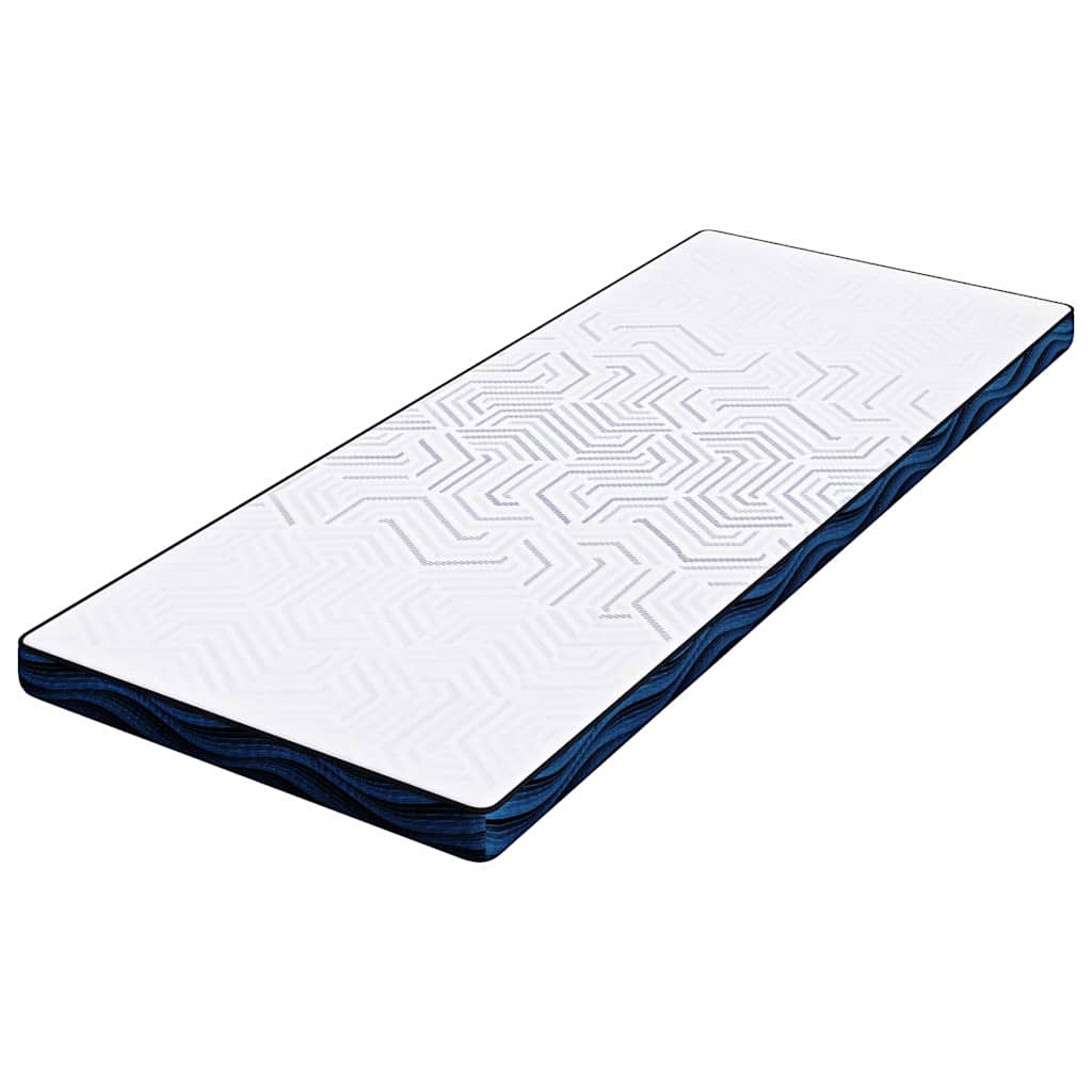 Topper per materasso Bianco 80 x 200 cm Tessuto Jacquard