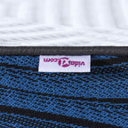 Topper per materasso Bianco 90 x 200 cm Tessuto Jacquard