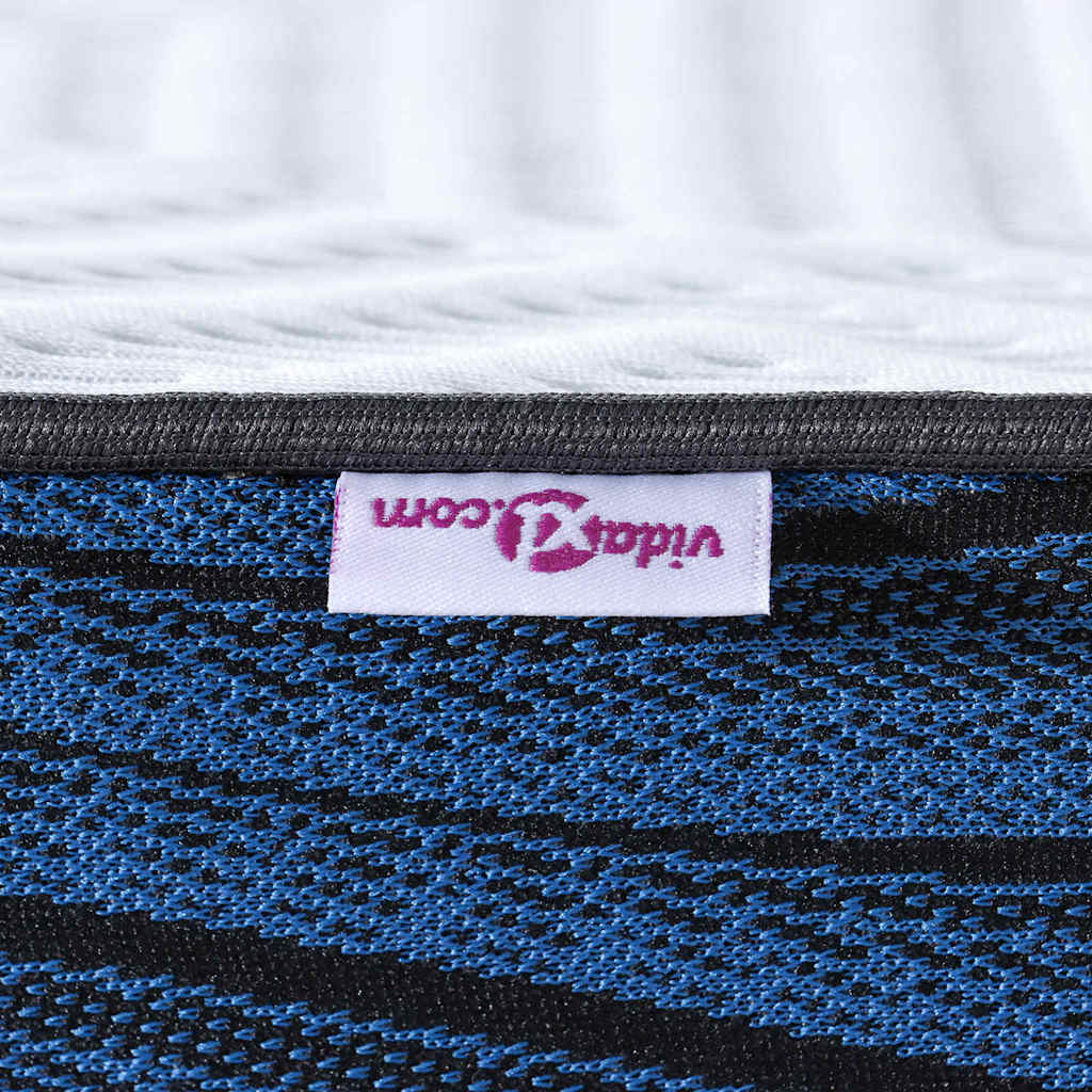 Topper per materasso Bianco 90 x 200 cm Tessuto Jacquard