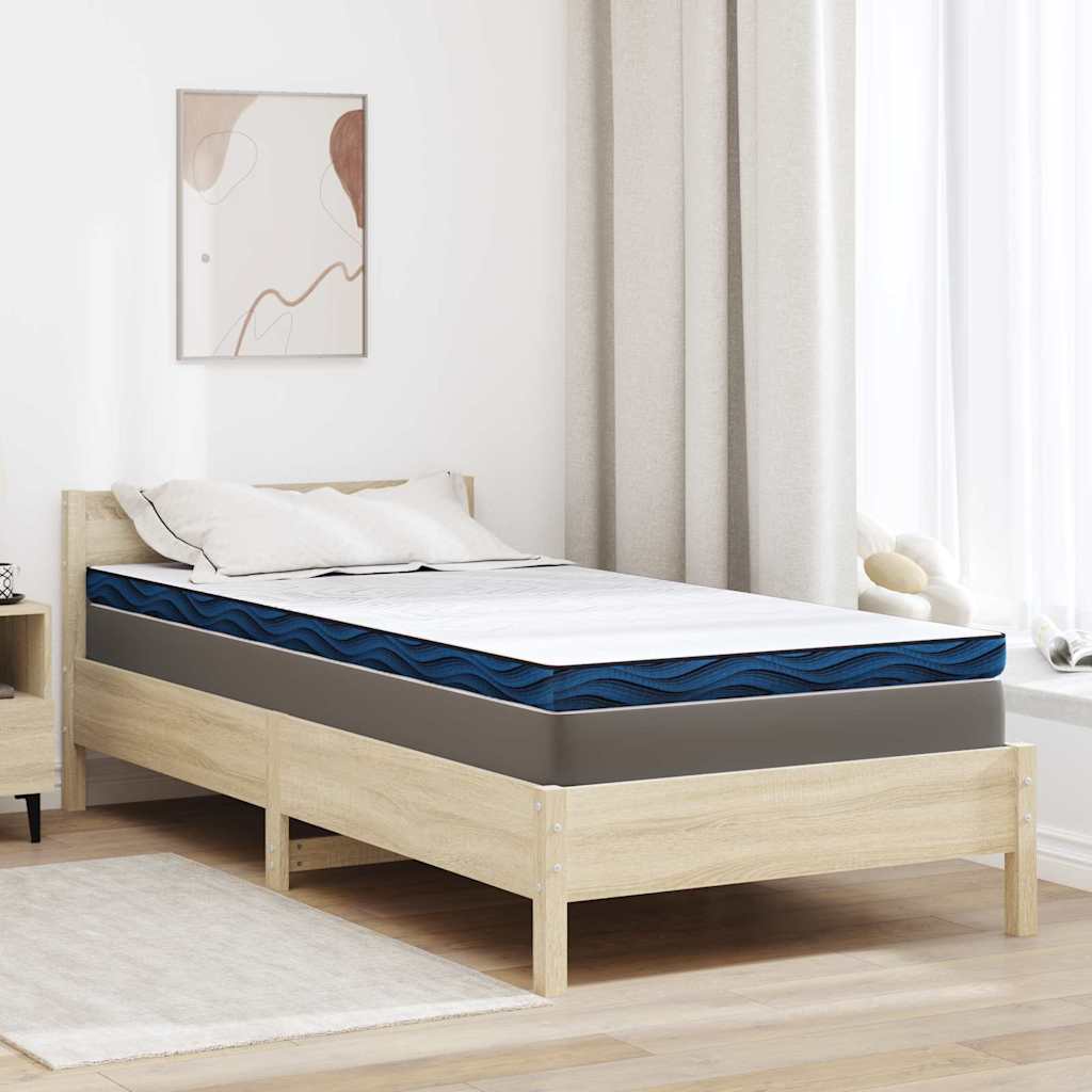 Topper per materasso Bianco 90 x 200 cm Tessuto Jacquard