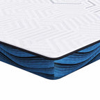 Topper per materasso Bianco 90 x 200 cm Tessuto Jacquard
