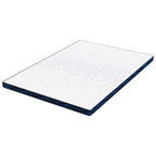 Topper per materasso Bianco 140 x 190 cm Tessuto Jacquard
