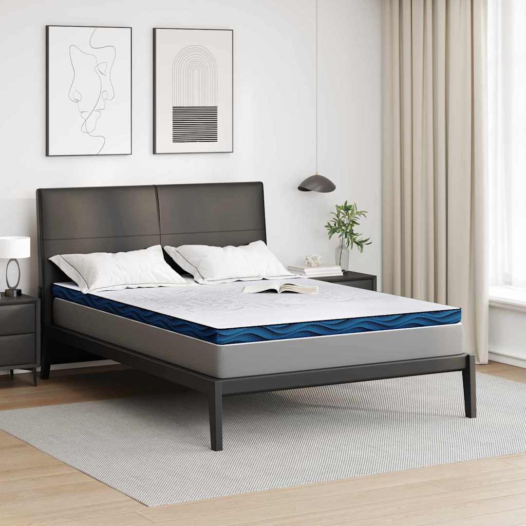 Topper per materasso Bianco 140 x 200 cm Tessuto Jacquard