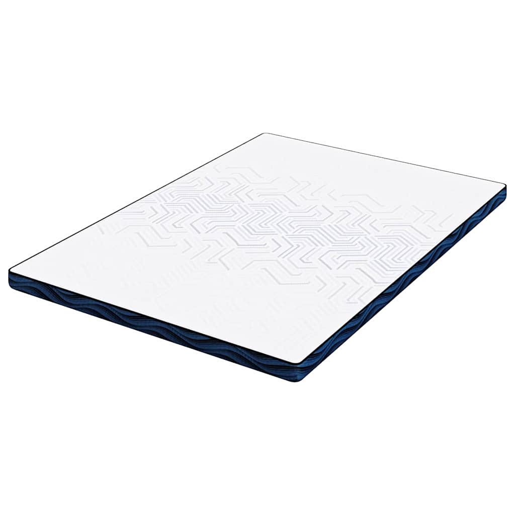 Topper per materasso Bianco 140 x 200 cm Tessuto Jacquard
