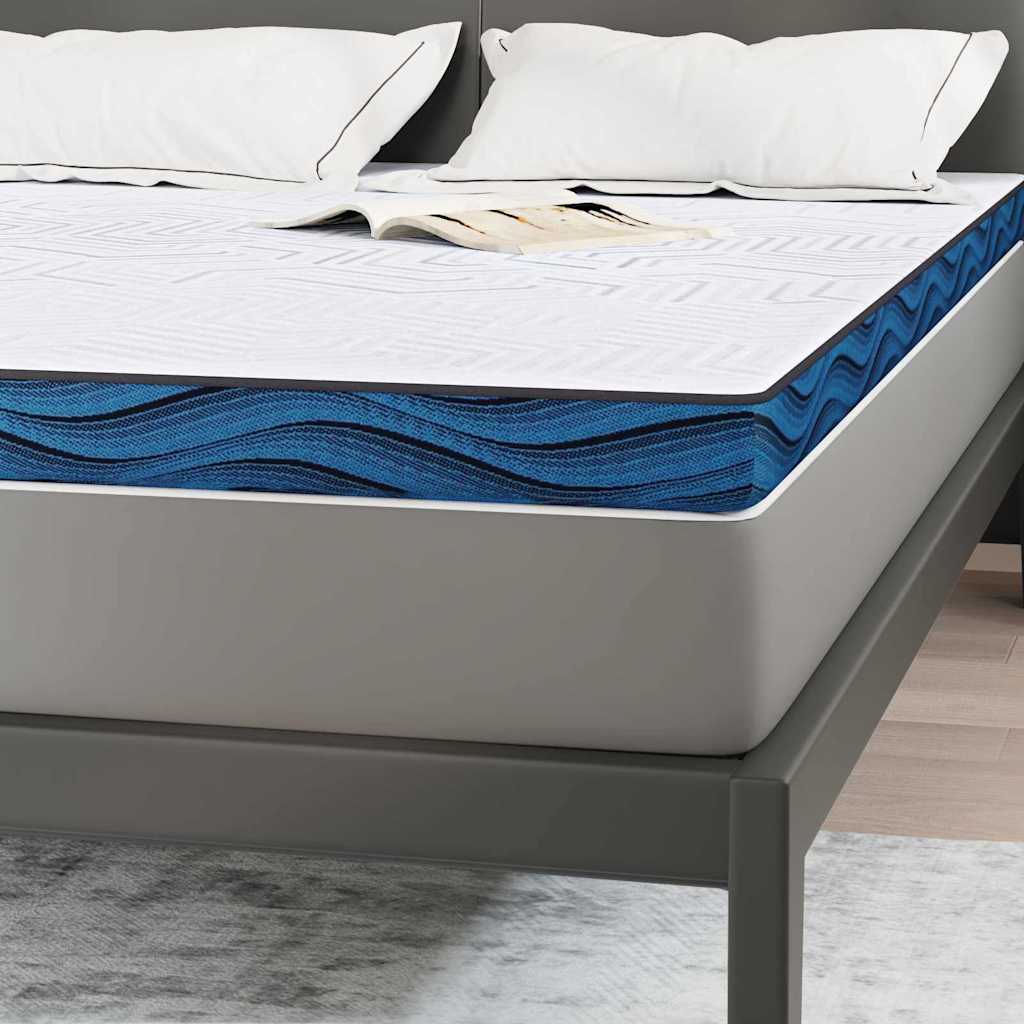 Topper per materasso Bianco 160 x 200 cm Tessuto Jacquard