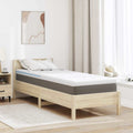Topper per materasso Bianco 80 x 200 cm Tessuto Jacquard