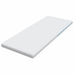 Topper per materasso Bianco 80 x 200 cm Tessuto Jacquard