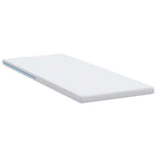 Topper per materasso Bianco 80 x 200 cm Tessuto Jacquard