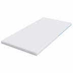Topper per materasso Bianco 100 x 200 cm Tessuto Jacquard