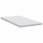 Topper per materasso Bianco 100 x 200 cm Tessuto Jacquard
