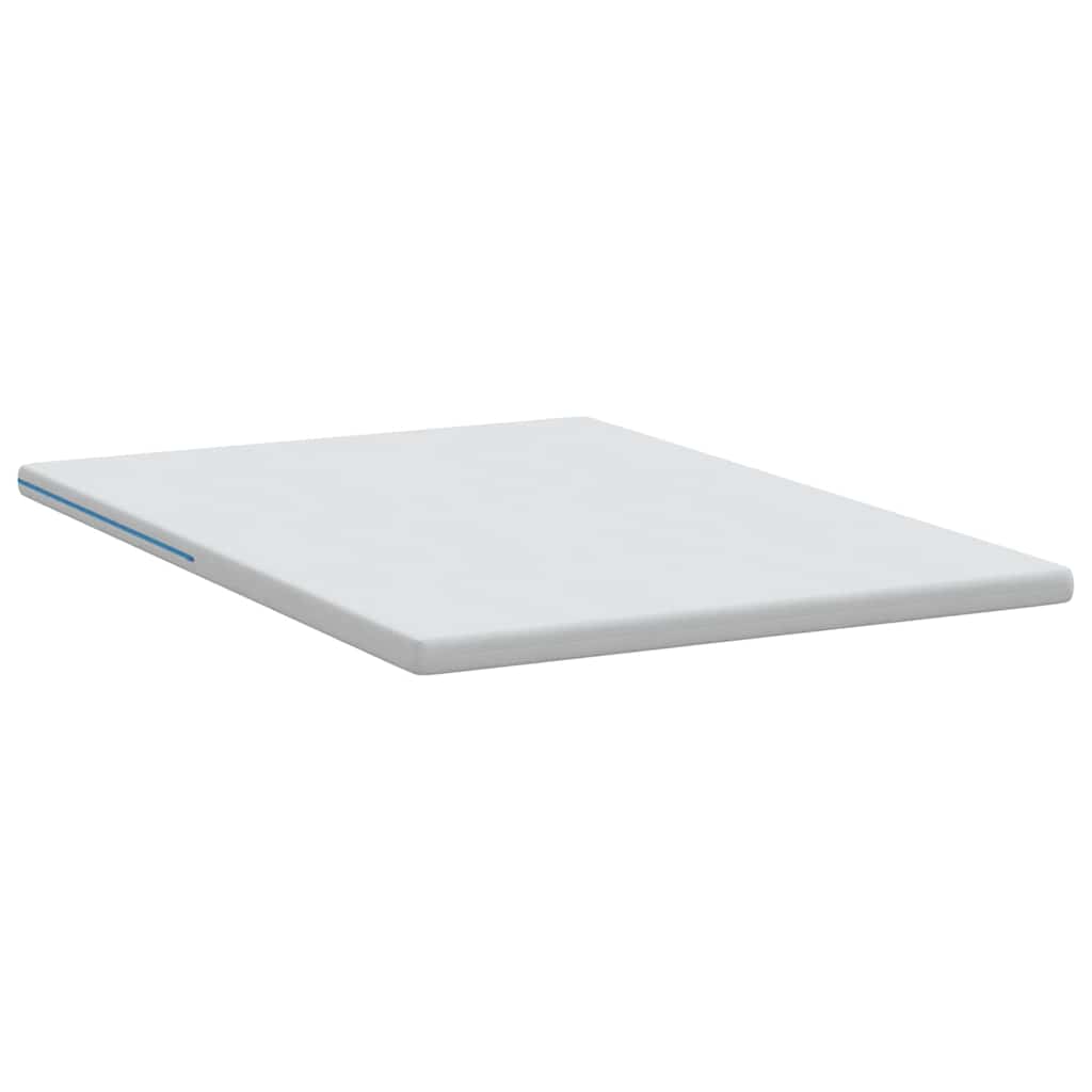 Topper per materasso Bianco 140 x 190 cm Tessuto Jacquard