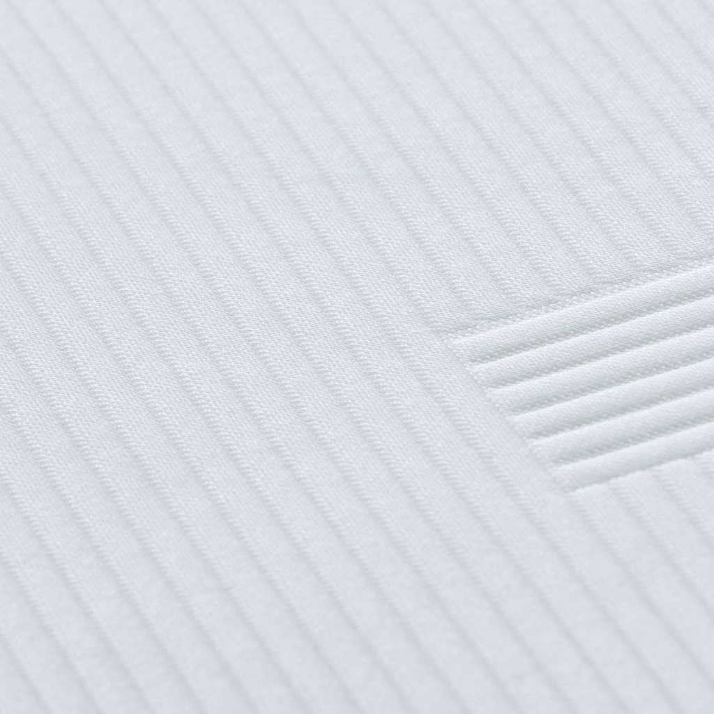Topper per materasso Bianco 180 x 200 cm Tessuto Jacquard