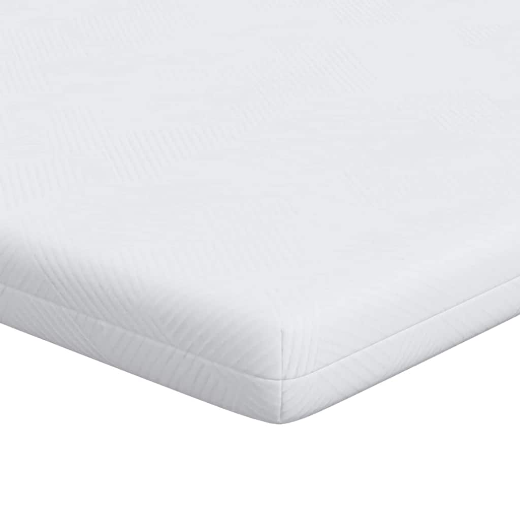 Topper per materasso Bianco 180 x 200 cm Tessuto Jacquard
