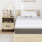 Topper al cocco Bianco 70 x 200 cm Tessuto Jacquard