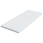 Topper al cocco Bianco 70 x 200 cm Tessuto Jacquard