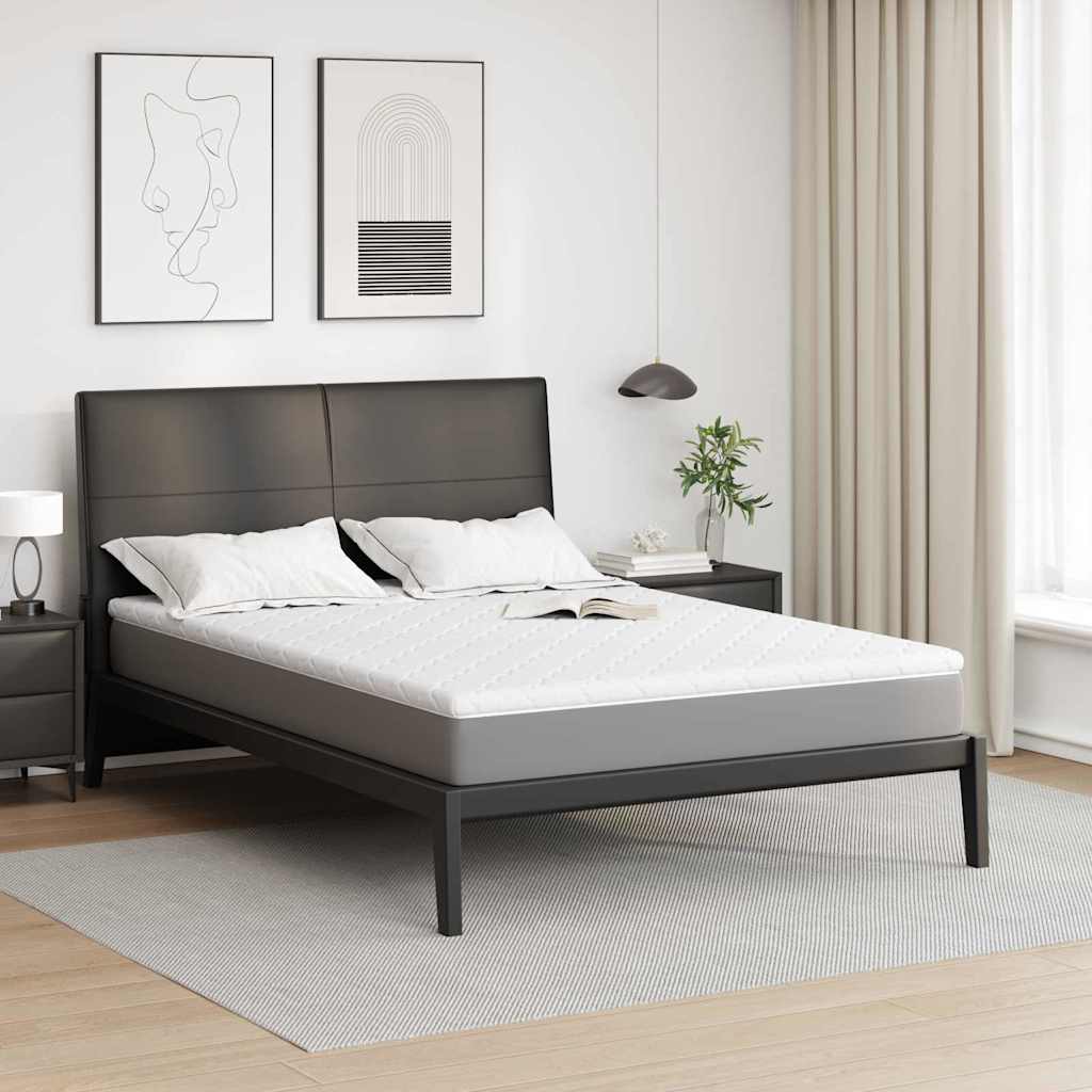 Topper al cocco Bianco 160 x 200 cm Tessuto Jacquard