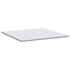 Topper al cocco Bianco 180 x 200 cm Tessuto Jacquard