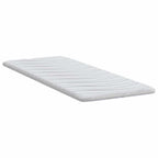 Topper per materasso Bianco 70 x 200 cm Tessuto a maglia