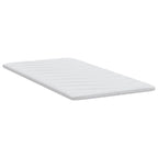 Topper per materasso Bianco 120 x 200 cm Tessuto a maglia