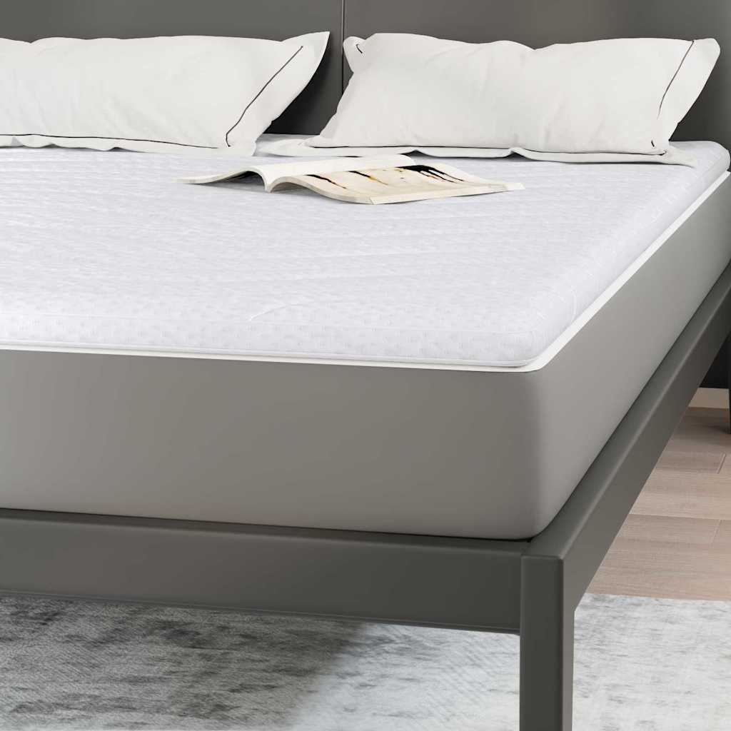 Topper per materasso Bianco 160 x 200 cm Tessuto a maglia