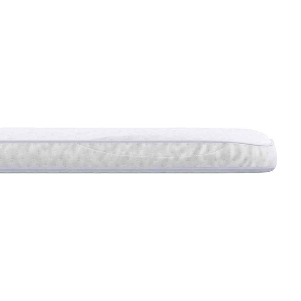 Topper per materasso Bianco 160 x 200 cm Tessuto a maglia