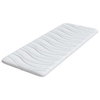 Topper per materasso Bianco 80 x 200 cm Tessuto a maglia